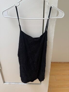 Ann Taylor Factory Black Lace Cami